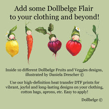 Load image into Gallery viewer, Add some Dollbelge Flair to your clothing and beyond