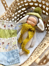 Load image into Gallery viewer, Bunny with its Moses Basket - 20 cm
