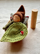 Load image into Gallery viewer, Tiny Gnome in 2 in 1 Mushroom Cradle