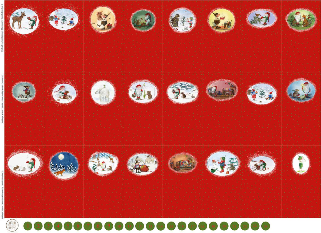 2 in 1 Advent Calendar Sewing Project