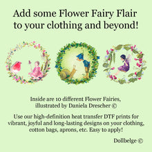 Load image into Gallery viewer, Add some Flower Fairy Flair to your clothing and beyond
