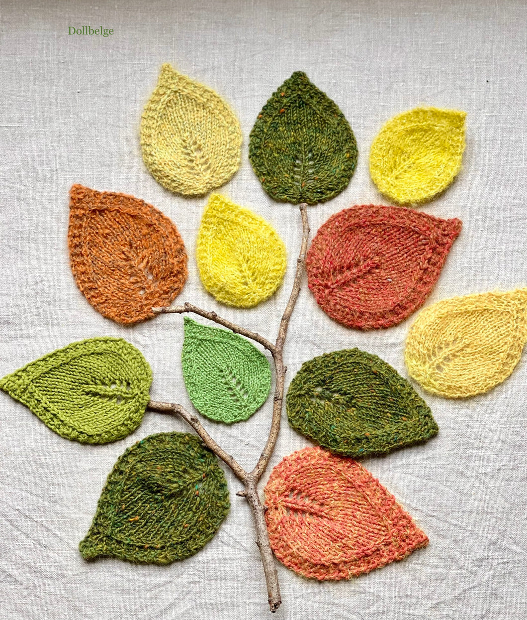Leaf PDF Knitting Pattern