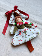 Load image into Gallery viewer, Tiny Gnome in Christmas Tree Cosy
