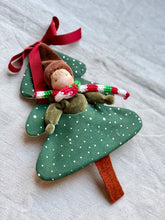 Load image into Gallery viewer, Tiny Gnome in Christmas Tree Cosy
