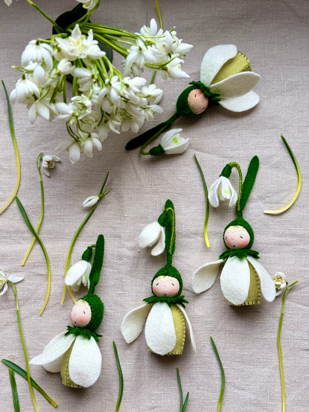Snow Drop Pattern PDF Pattern and Tutorial - Snowdrop – Dollbelge