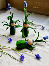 Load image into Gallery viewer, Grape Hyacinth Flower Child
