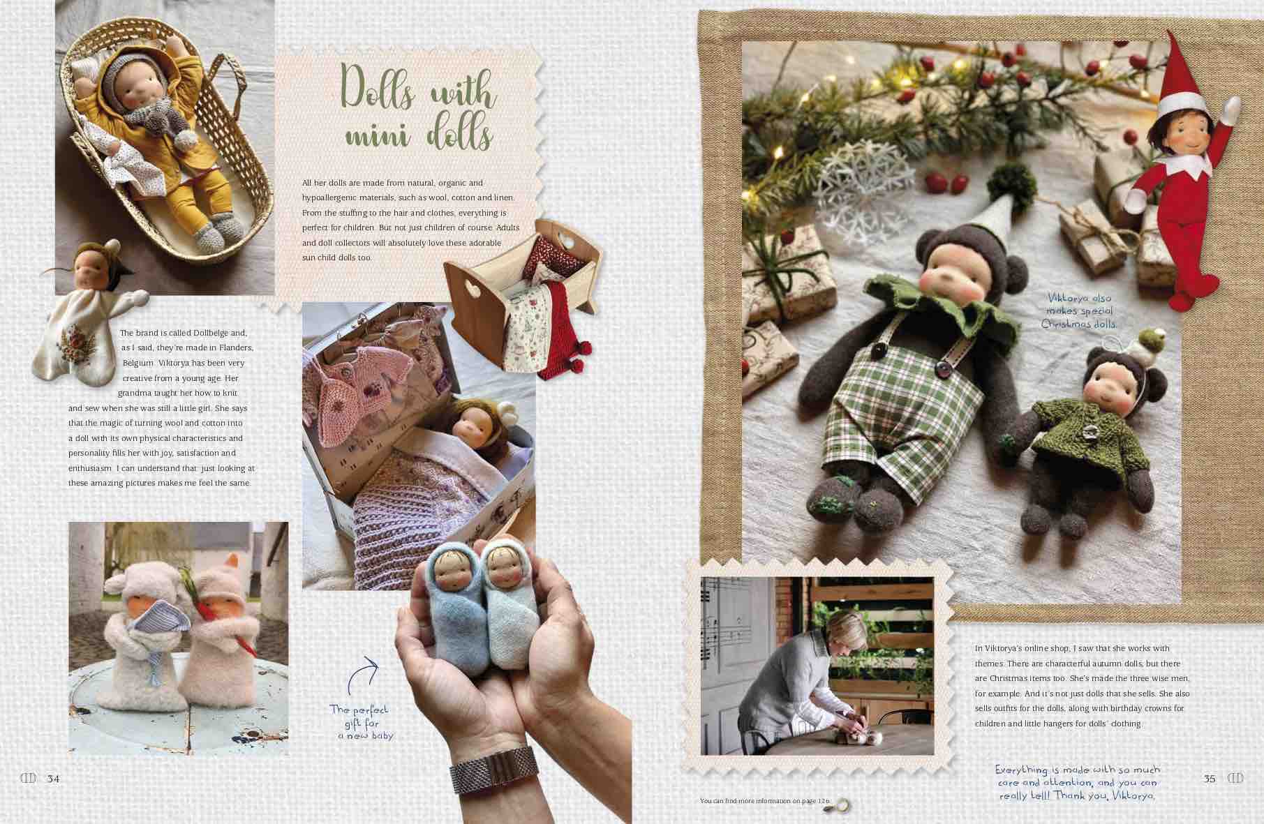 Free Dollbelge Article in Daphne's Diary Christmas Edition - free down