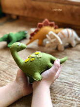 Load image into Gallery viewer, PDF Pattern - Brontosaurus from felt
