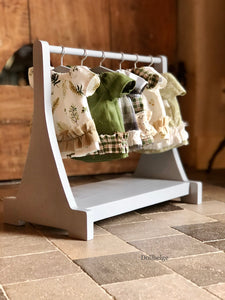 Clothes rack for doll clothes